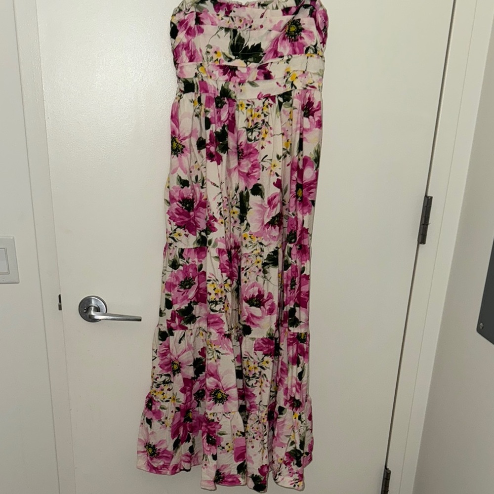 Floral Spaghetti Strap Dress A&F - Picture 3 of 4